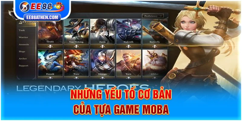 Những yếu tố cơ bản của tựa game MOBA